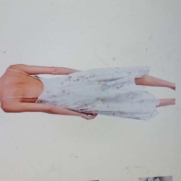 WAYF Floral Cowl Neck Handkerchief Slip Dress XL NWT Romantic Fairy Coquette - Picture 8 of 8